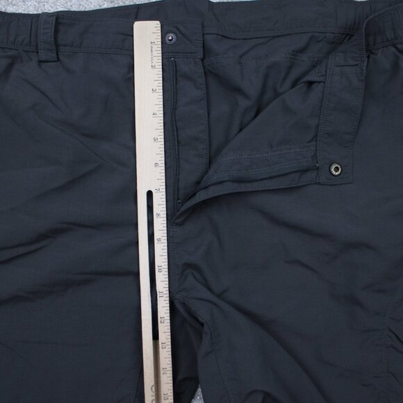 The North Face Ajdm Horizon Peak Shorts Mens 2XL XXL Gray Cargo Nylon 10" inseam - Picture 8 of 13